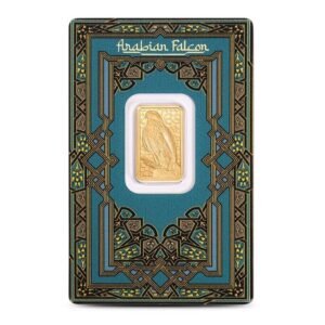 5 Gram PAMP Suisse Arabian Falcon Gold Bar (New w/ Assay)