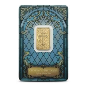 5 Gram PAMP Suisse Christian Cross Gold Bar (New w/ Assay)