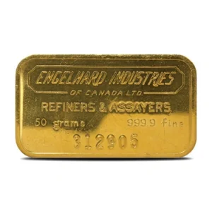 Buy 50 Gram Engelhard Gold Bar (Secondary Market)