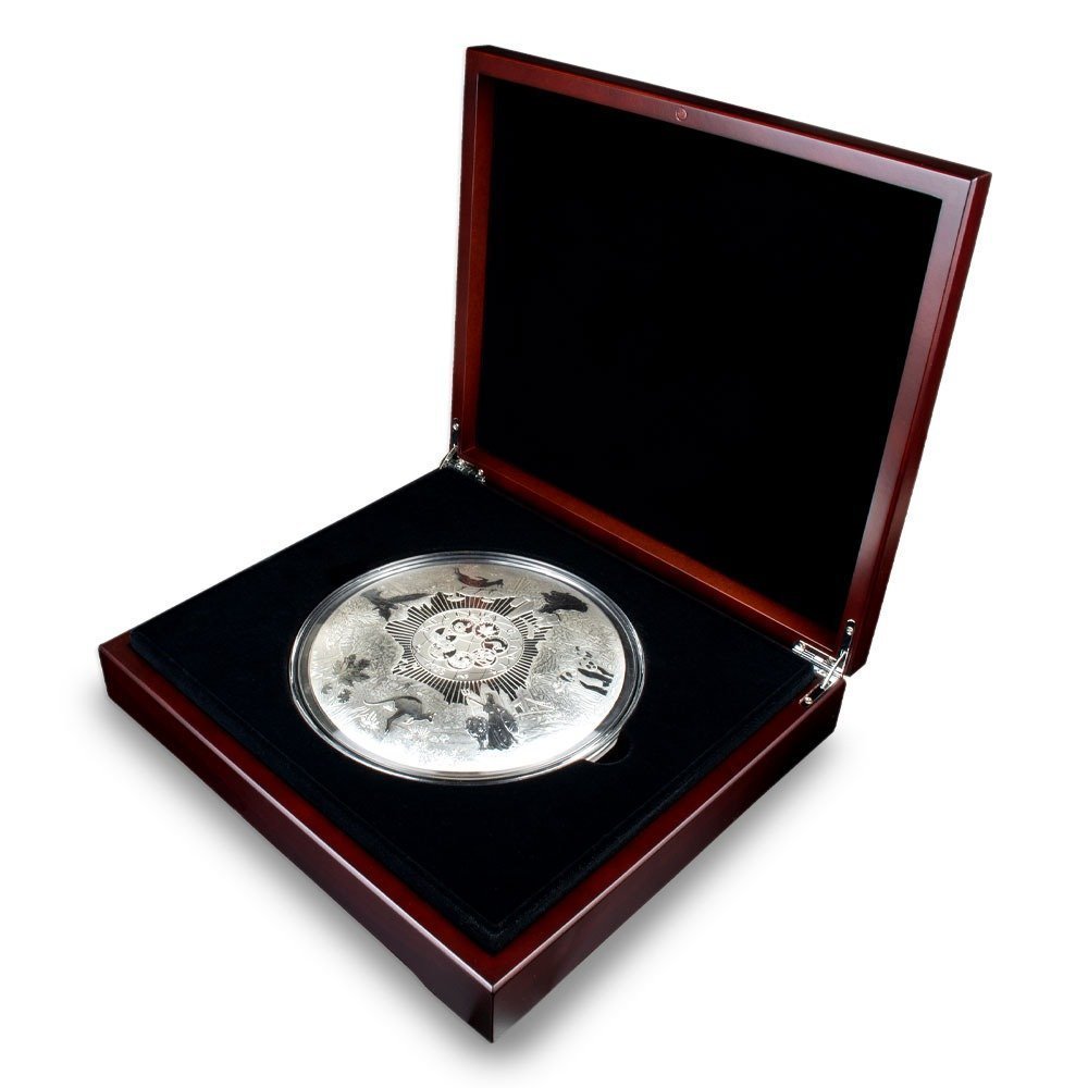 2023 1 Kilo Samoa Silver Bullion Giants Coin (Box + CoA, Proof-Like) - Image 5
