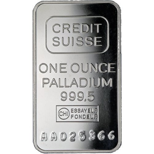 Buy 1 oz Credit Suisse Palladium Bar (New w/ Assay) - Image 2