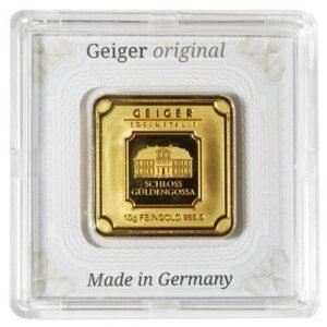 Buy 10 Gram Geiger Square Gold Bar (New w/ Assay)