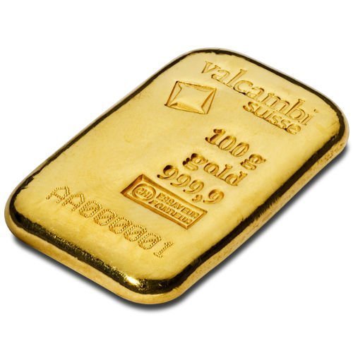 Buy 100 Gram Valcambi Cast Gold Bar (New w/ Assay) - Image 2