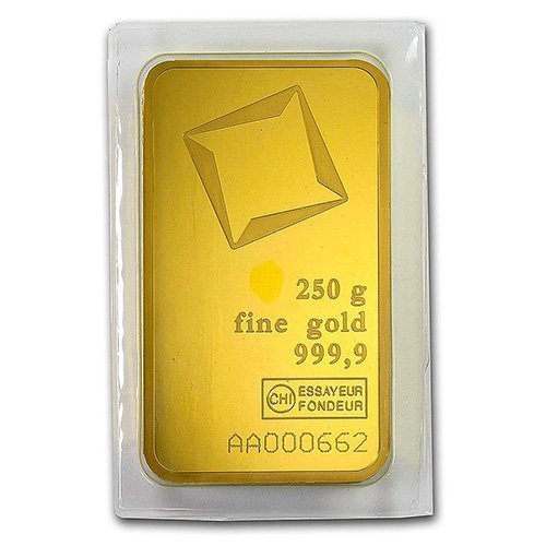 Buy 250 Gram Valcambi Pressed Gold Bar (New w/ Assay) - Image 3