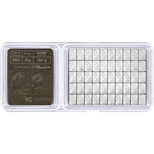 Buy 50 Gram Valcambi Palladium CombiBar (50x1g, w/ Assay)