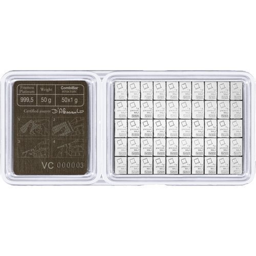 Buy 50 Gram Valcambi Palladium CombiBar (50x1g, w/ Assay) - Image 2