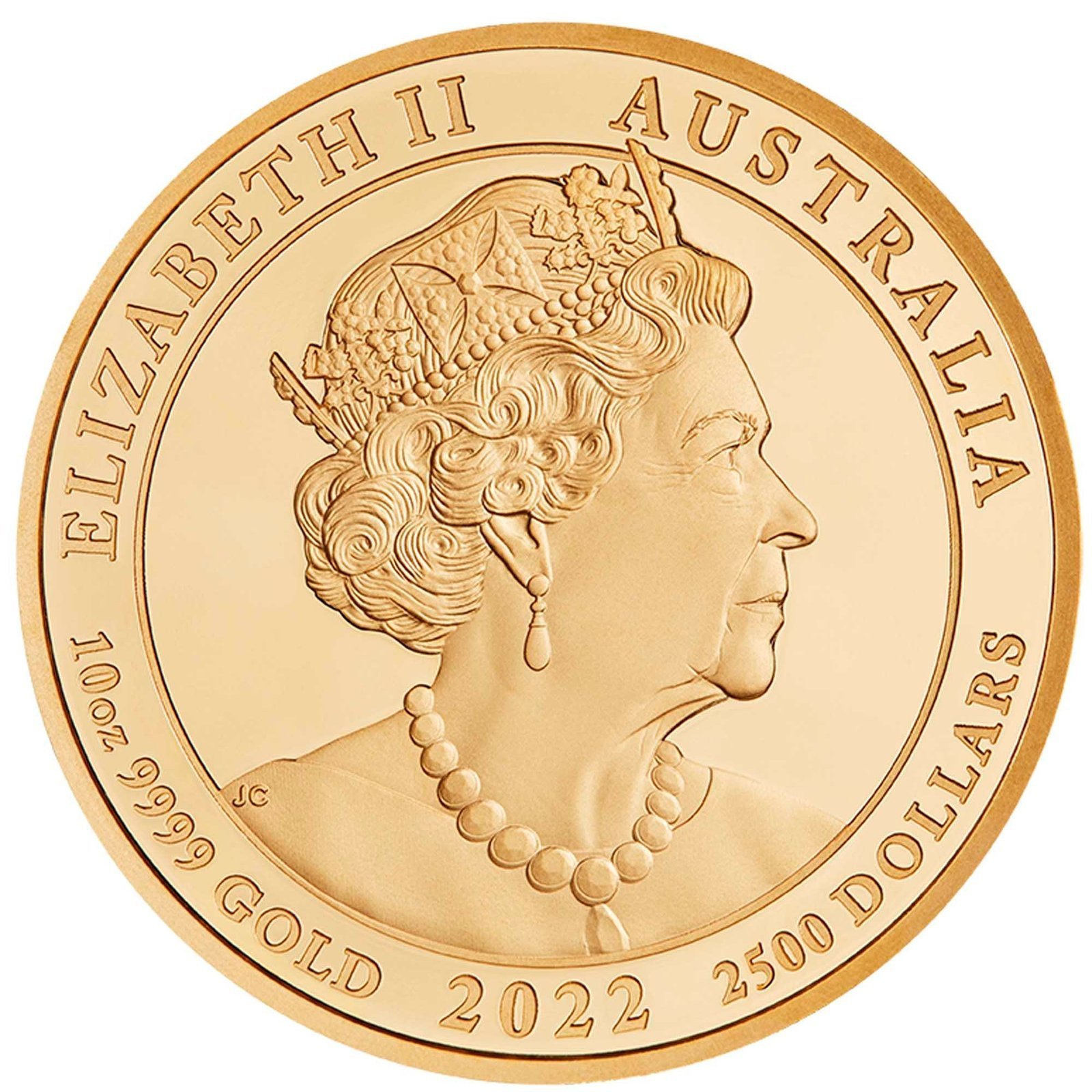 2022 10 oz Proof Jewelled Koi Gold Coin - Image 5