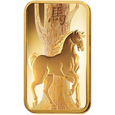 100 Gram PAMP Suisse Lunar Horse Gold Bar (New w/ Assay) - Image 2